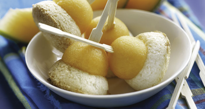 ROCHERS NOIX DE COCO ET MELON