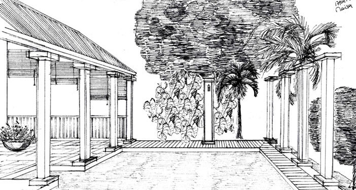 UNE MAISON À COLONNES