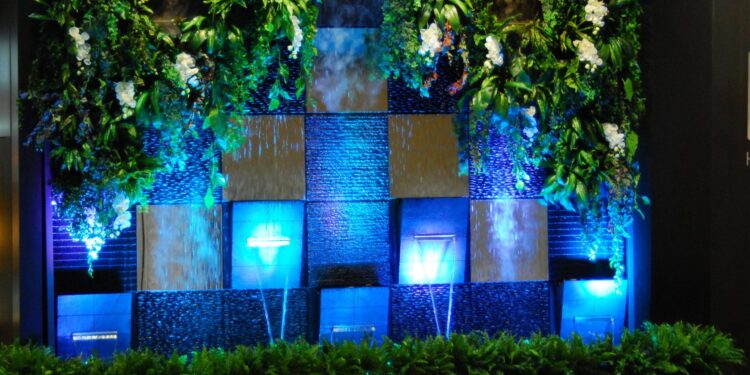 MUR VEGETAL ET MUR D’EAU