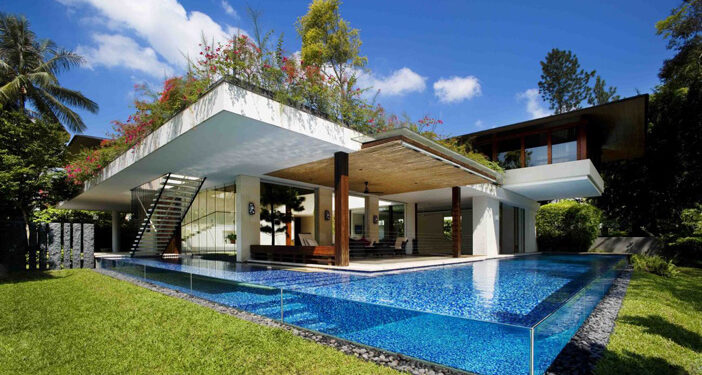 The Tangga House : Transparence et Végétation