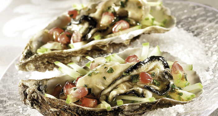 HUITRES AU BEURRE D’AROMATES