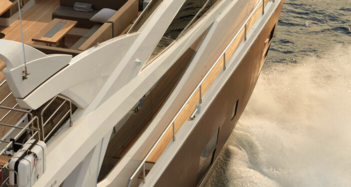 Un yacht à l’habillage chic et subtil