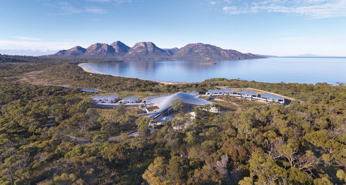 Le Saffire Freycinet, petit bijou d’architecture et de développement durable