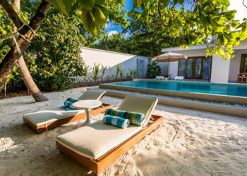 La Villa Sadha, aux Maldives