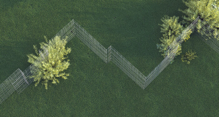 Une clôture zéro poteau !