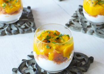 VERRINES EXOTIQUES À LA RICOTTA