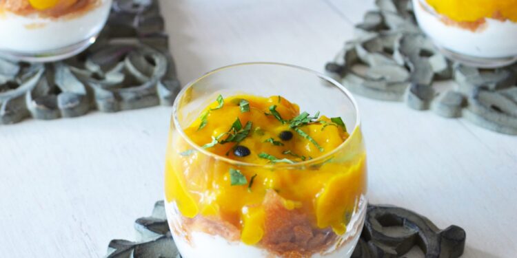 VERRINES EXOTIQUES À LA RICOTTA