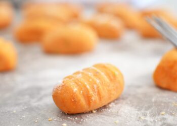 GNOCCHI DE PATATE DOUCE & SAUCE BLANCHE