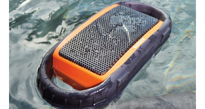 Une enceinte résistante aux chocs et à l’eau !
