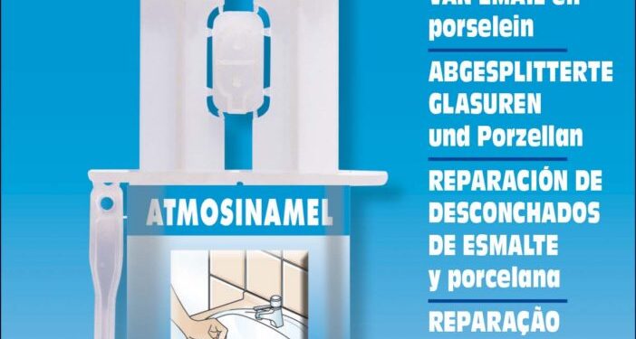 Réparation rapide et résistante sur émail, grès, faïence ou porcelaine
