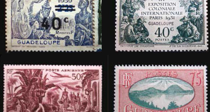 PLIS & PREMIERS TIMBRES DE GUADELOUPE