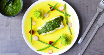 CABILLAUD SAUCE MOJO VERDE