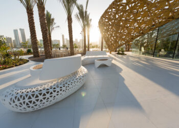 Le Pavillon des Papillons à Noor Island (Émirats Arabes)