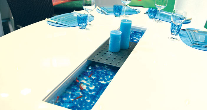 Un centre de table design et ingénieux !