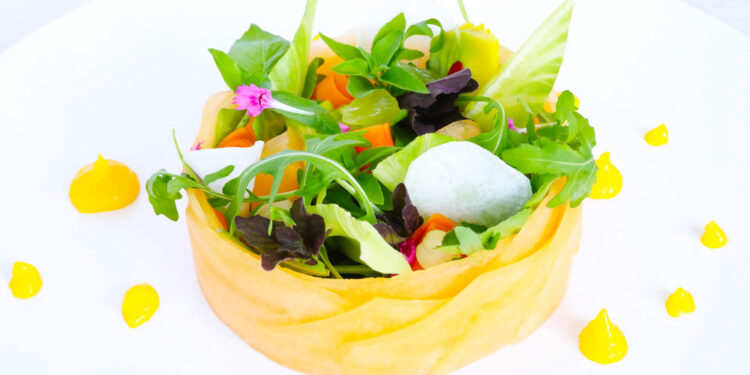 Salade fraîcheur et saveurs tropicales par le Chef Thibault Barbafieri