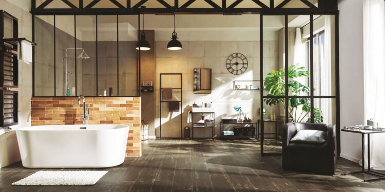 Un style brut affirmé pour ma salle de bains