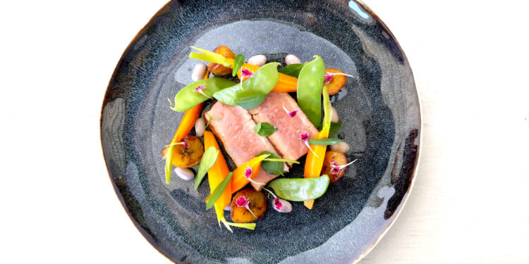 Veau & petits légumes antillais