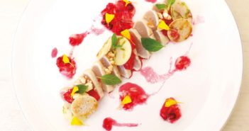 Sashimi fraîcheur, grenade pamplemousse