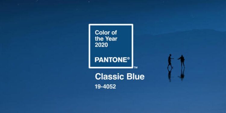 CLASSIC BLUE, la couleur de l’année 2020 par Pantone