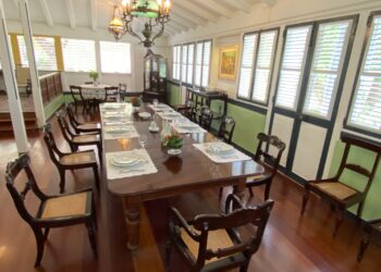 Intérieur Créole : la salle à manger