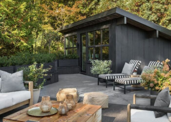 Une cabane chic au jardin