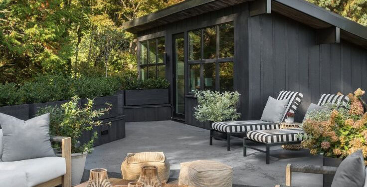 Une cabane chic au jardin  