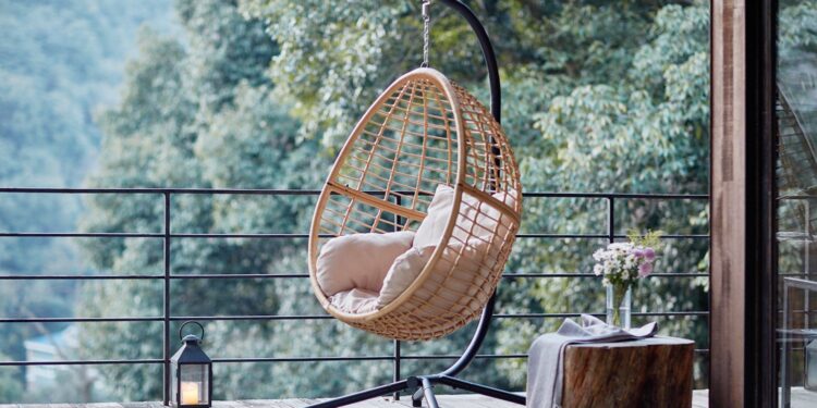 Du style à votre déco avec un fauteuil suspendu !