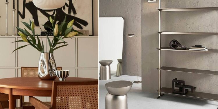 Des touches de chrome pour réveiller le décor !