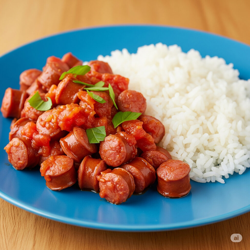 Rougail Saucisses-Cuisine-Créole-LaRéunion