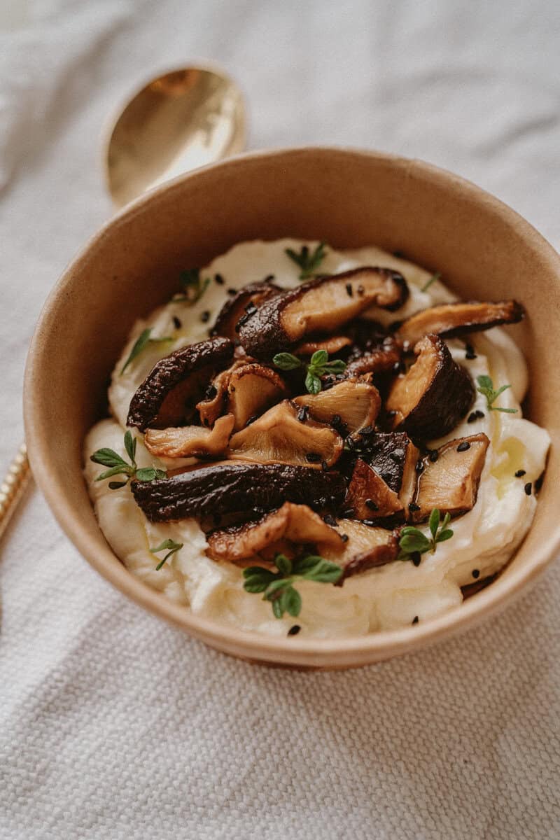 Assiette aux champignons Paris d’Épices